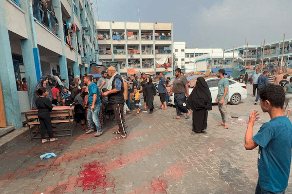  | Dozens of displaced Palestinians have been killed in Israeli attacks on schools in Gaza Fadi WhadiReuters | MR Online